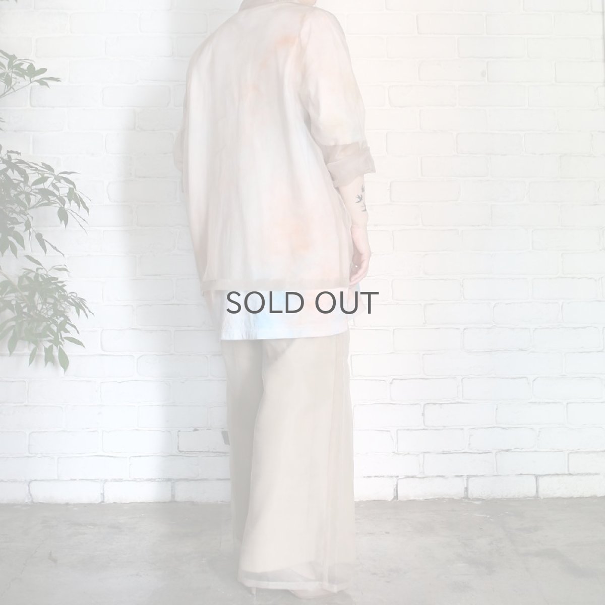 画像8: 【Wiz&Witch】SHEER SET-UP / JACKET / BEIGE (8)