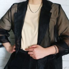 画像9: 【Wiz&Witch】SHEER SET-UP / JACKET / BLACK (9)