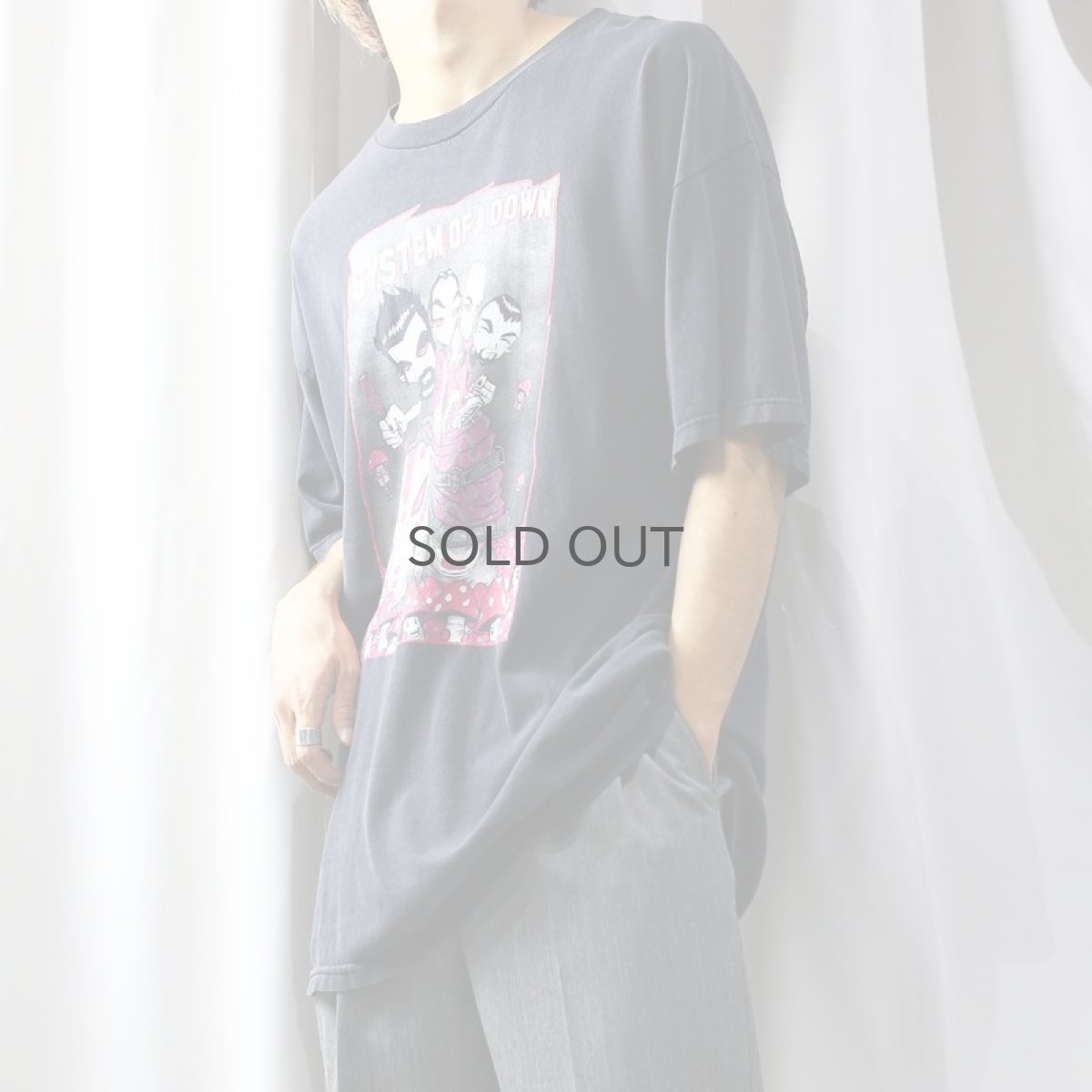 画像9: 90's "System of a down" PRINT TEE / Mens L (9)