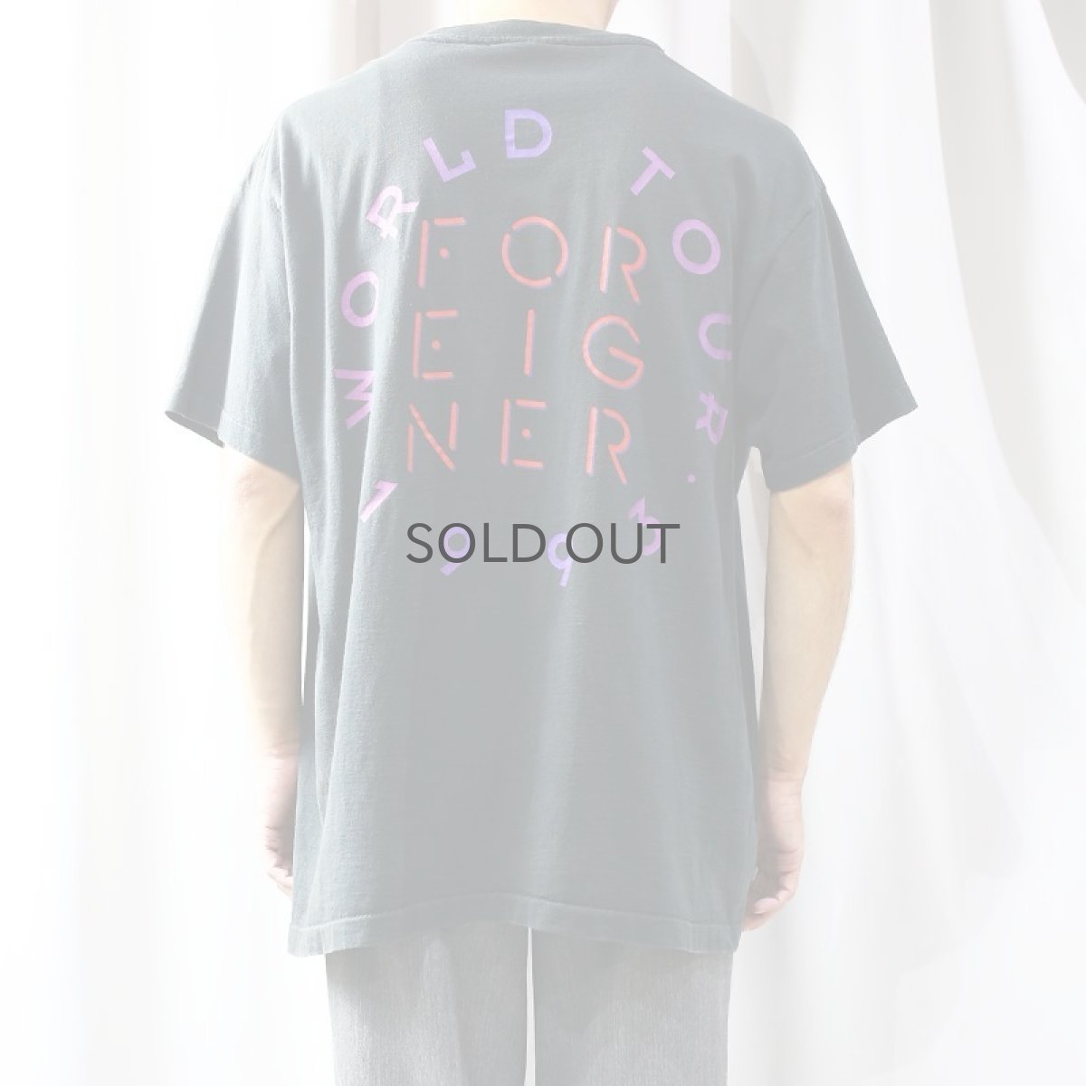 画像8: 90's "FOREIGNER" WORLD TOUR TEE / Mens XL / MADE IN USA (8)