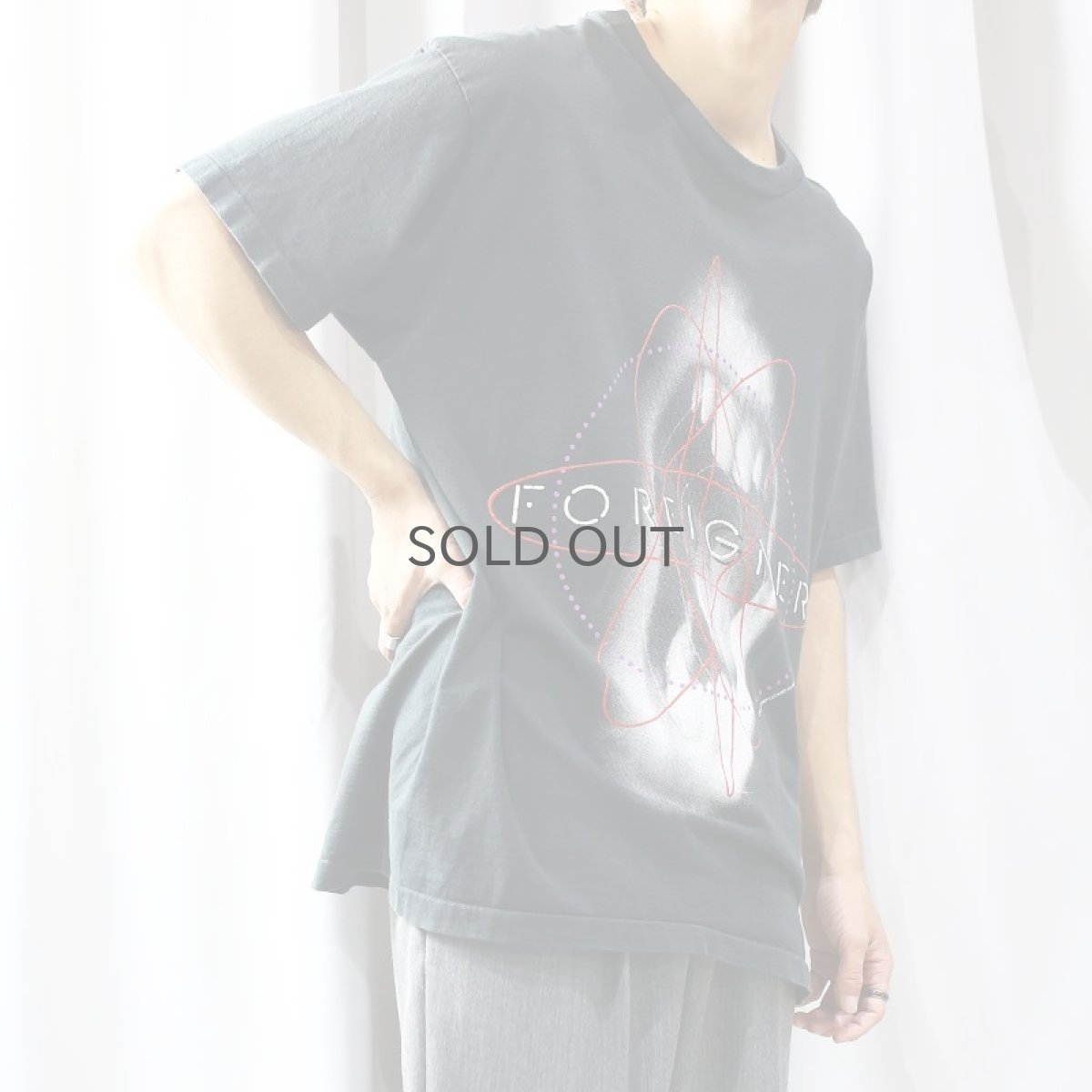 画像9: 90's "FOREIGNER" WORLD TOUR TEE / Mens XL / MADE IN USA (9)