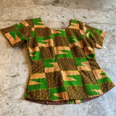 画像3: AFRICAN PATTERN TOPS / Ladies S (3)