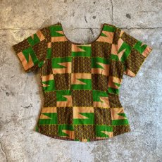 画像1: AFRICAN PATTERN TOPS / Ladies S (1)