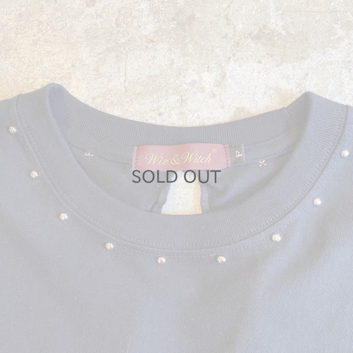 画像6: 【Wiz&Witch】BACK OPEN STUDS TEE / OS (6)