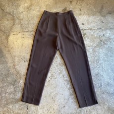 画像2: DESIGN TAPERED TUCK PANTS / W28 / MADE IN USA (2)