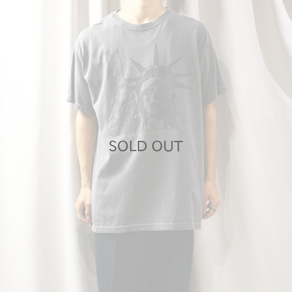 画像6: 【JESUS AND JOHN】DEAD F T-SHIRTS / BLACK×BLACK (6)