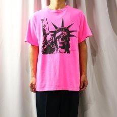 画像6: 【JESUS AND JOHN】DEAD F T-SHIRTS / PINK×BLACK (6)