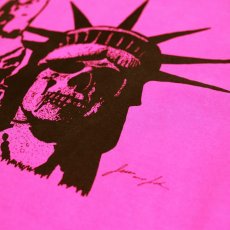 画像4: 【JESUS AND JOHN】DEAD F T-SHIRTS / PINK×BLACK (4)