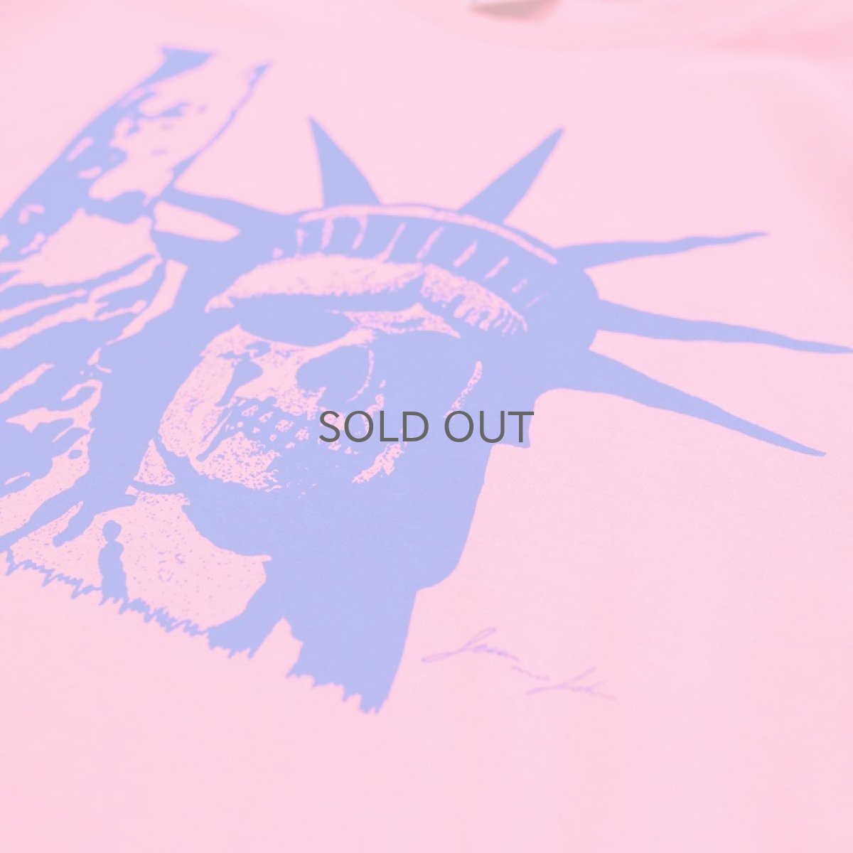 画像4: 【JESUS AND JOHN】DEAD F T-SHIRTS / PINK×BLUE (4)