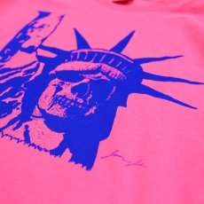 画像4: 【JESUS AND JOHN】DEAD F T-SHIRTS / PINK×BLUE (4)