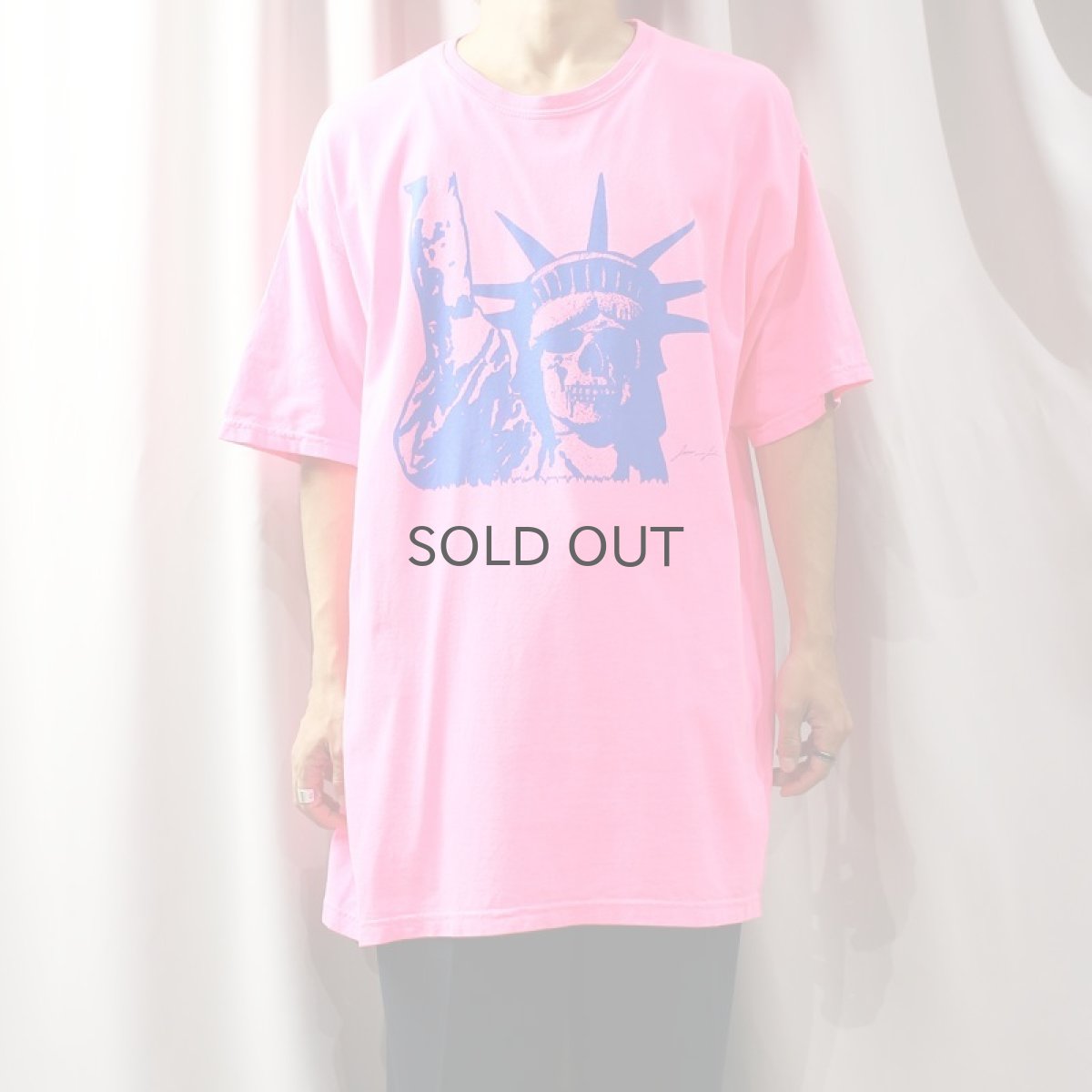 画像6: 【JESUS AND JOHN】DEAD F T-SHIRTS / PINK×BLUE (6)