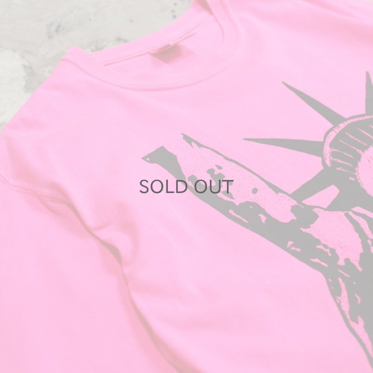 画像3: 【JESUS AND JOHN】DEAD F T-SHIRTS / PINK×BLACK (3)