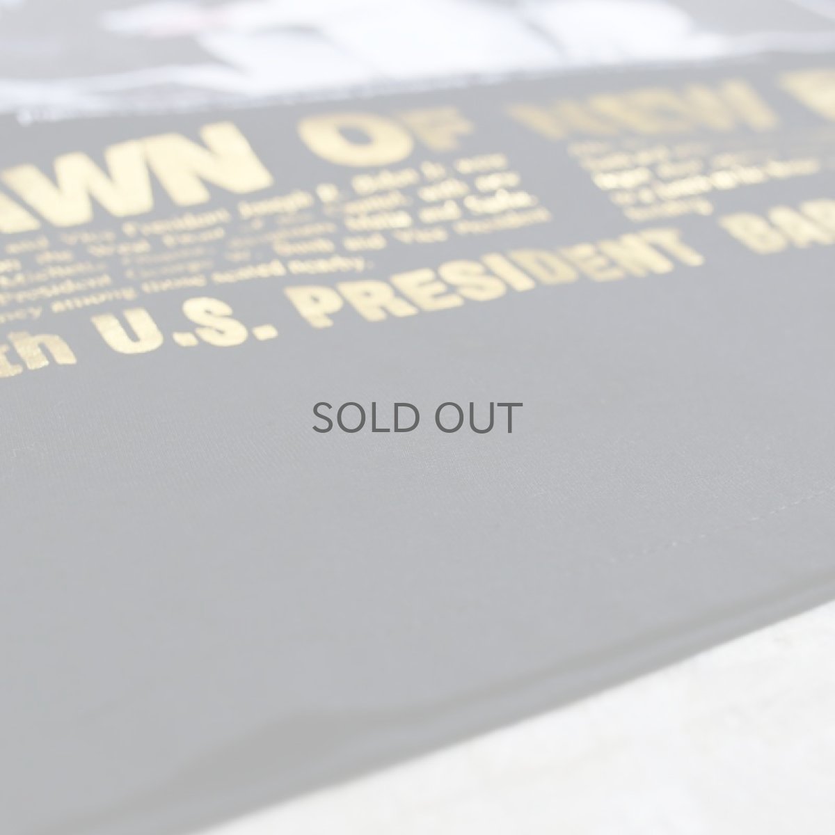 画像5: "TAKE CHARGE!" OBAMA PRINTED S/S TEE / Mens XL (5)