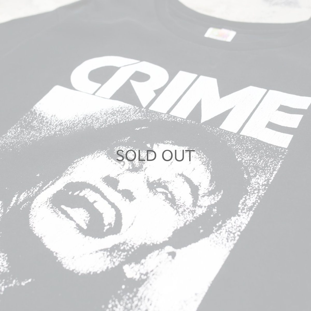 画像4: 90's "CRIME" PRINTED ROCK S/S TEE / Mens L (4)