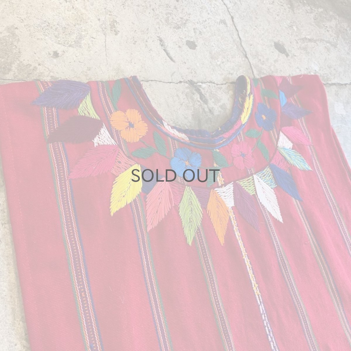 画像3: 【Wiz&Witch】OLD Mexican FABRIC SIDE OPEN TOPS / OS (3)