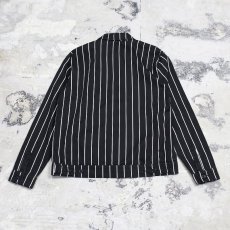 画像2: PINSTRIPE PATTERN COTTON JACKET / Mens S(M) (2)