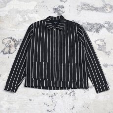 画像1: PINSTRIPE PATTERN COTTON JACKET / Mens S(M) (1)