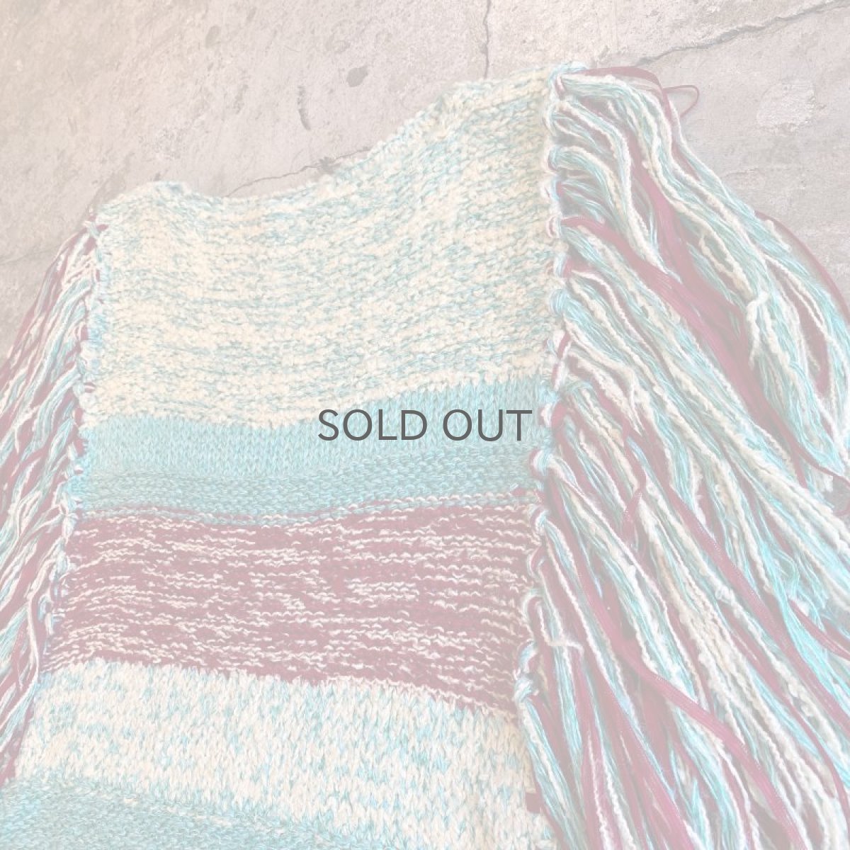 画像3: 【Wiz&Witch】MIX KNIT FRINGE VEST / OS (3)