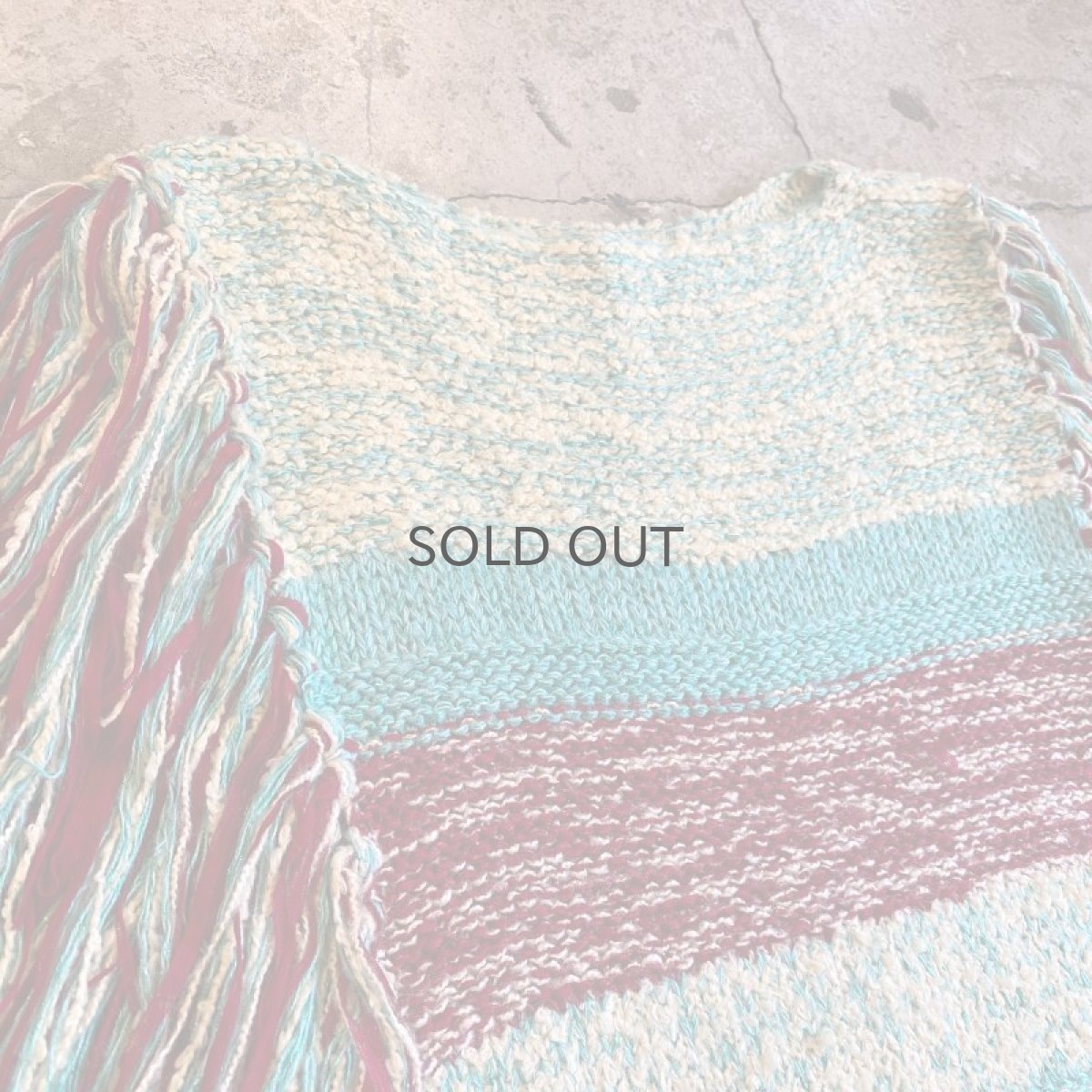 画像5: 【Wiz&Witch】MIX KNIT FRINGE VEST / OS (5)