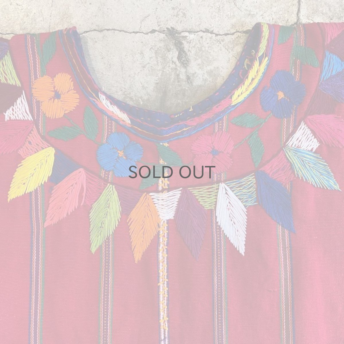 画像5: 【Wiz&Witch】OLD Mexican FABRIC SIDE OPEN TOPS / OS (5)