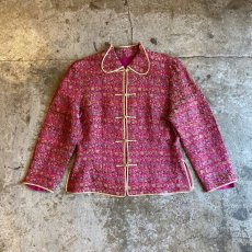 画像1: CHINA DESIGN ALL OVER PATTERN JACKET / Ladies S (1)