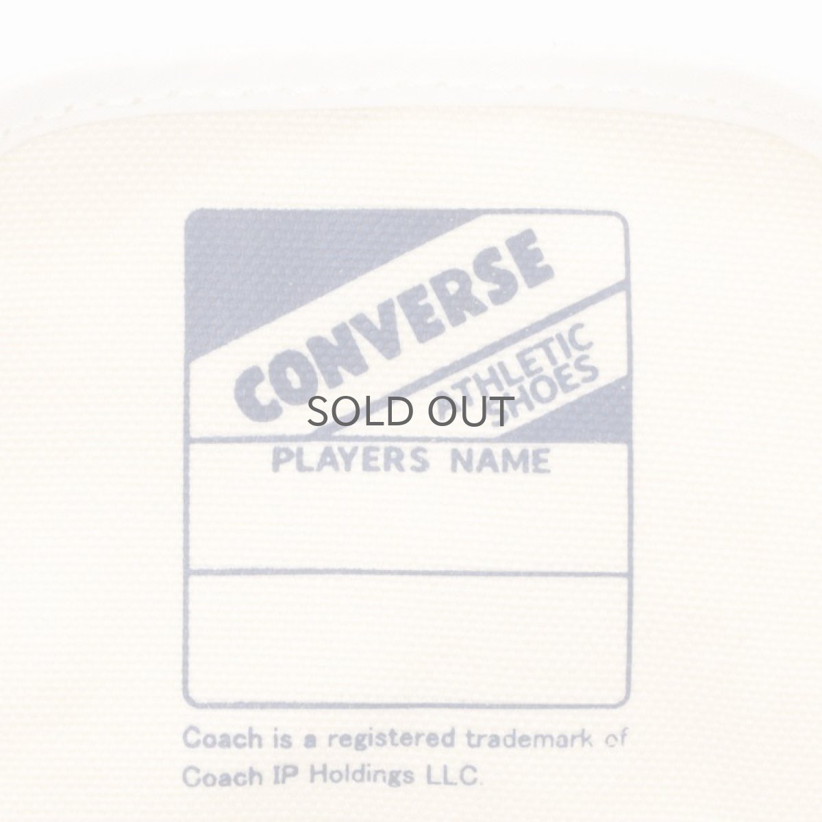 画像5: 30% OFF!!【CONVERSE ADDICT】- COACH CANVAS HI / WHITE (5)