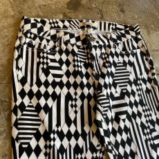 画像4: ALL OVER PATTERN STRETCH PANTS / W30 (4)