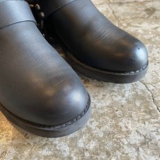 画像3:  LEATHER DESIGN SHORT ENGINEER BOOTS / 23.5 (3)