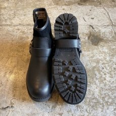 画像2:  LEATHER DESIGN SHORT ENGINEER BOOTS / 23.5 (2)