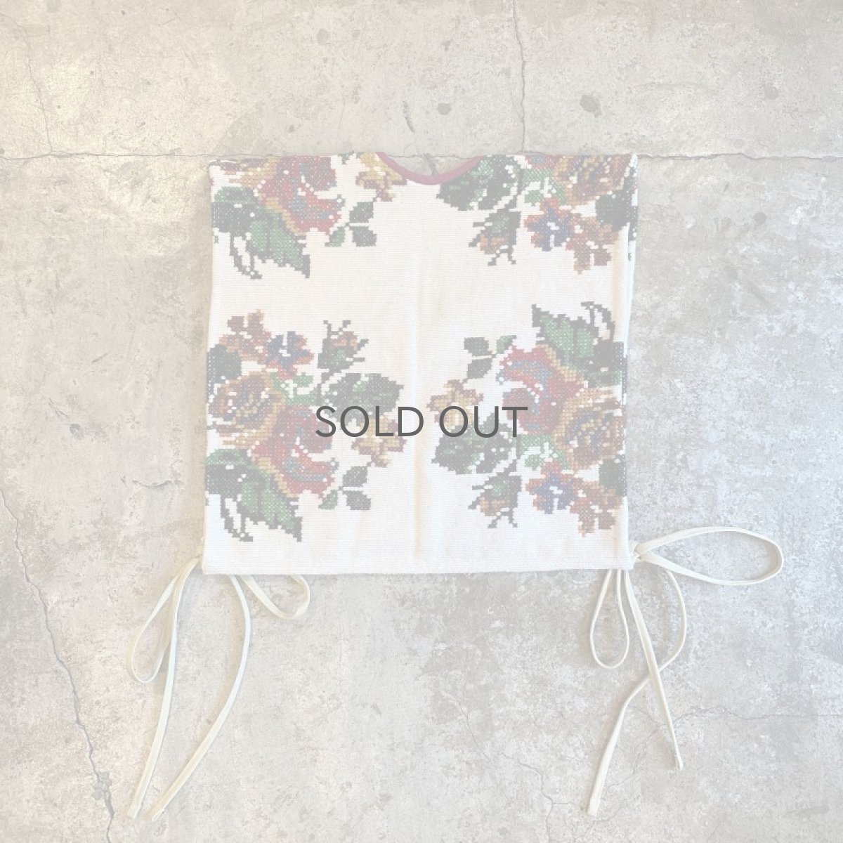 画像2: 【Wiz&Witch】VINTAGE FABRIC SIDE OPEN TOPS / OS (2)