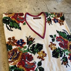 画像3: 【Wiz&Witch】VINTAGE FABRIC SIDE OPEN TOPS / OS (3)