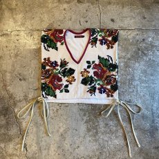 画像1: 【Wiz&Witch】VINTAGE FABRIC SIDE OPEN TOPS / OS (1)