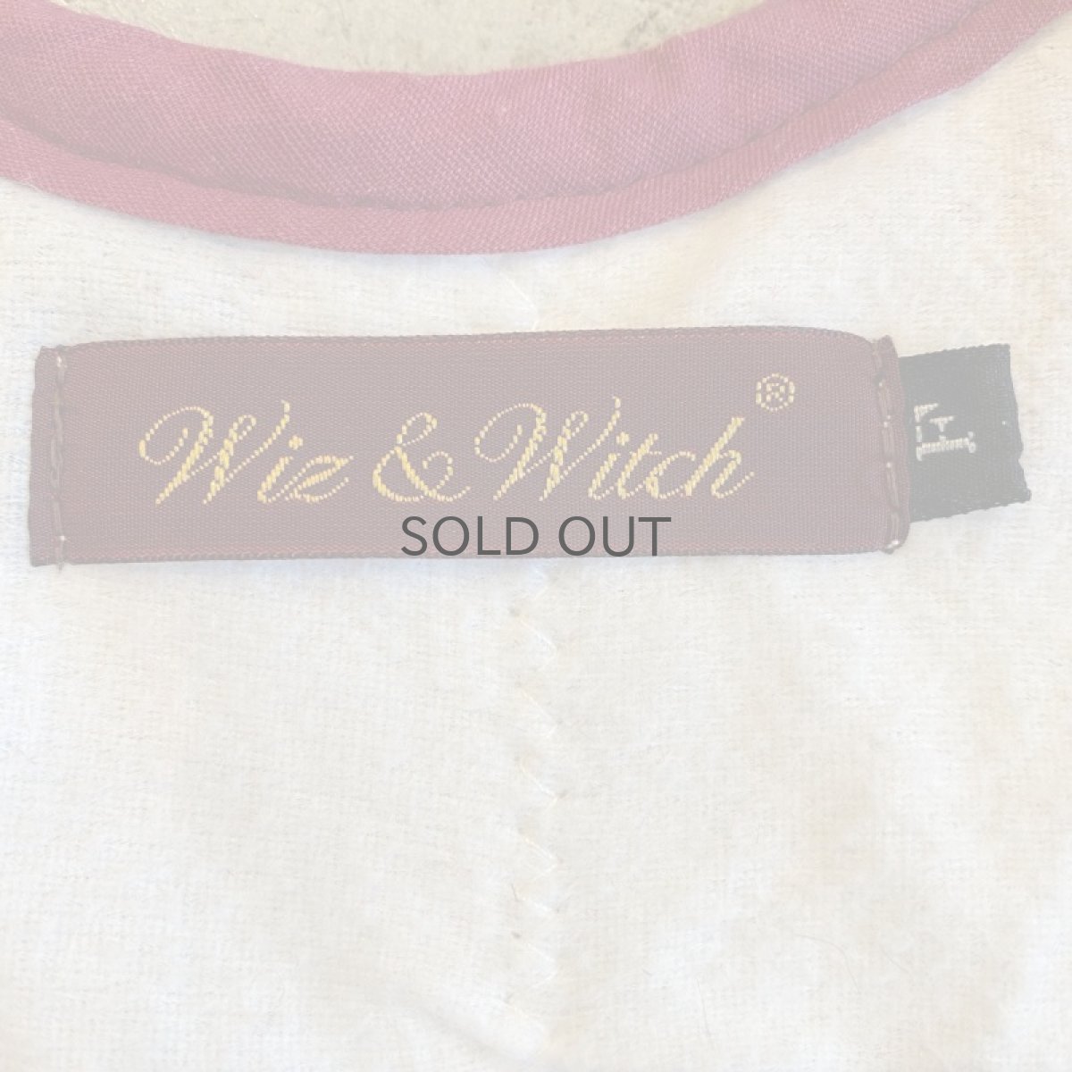 画像7: 【Wiz&Witch】VINTAGE FABRIC SIDE OPEN TOPS / OS (7)
