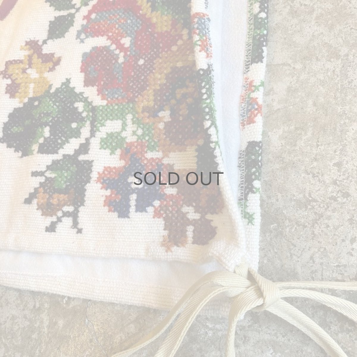 画像5: 【Wiz&Witch】VINTAGE FABRIC SIDE OPEN TOPS / OS (5)