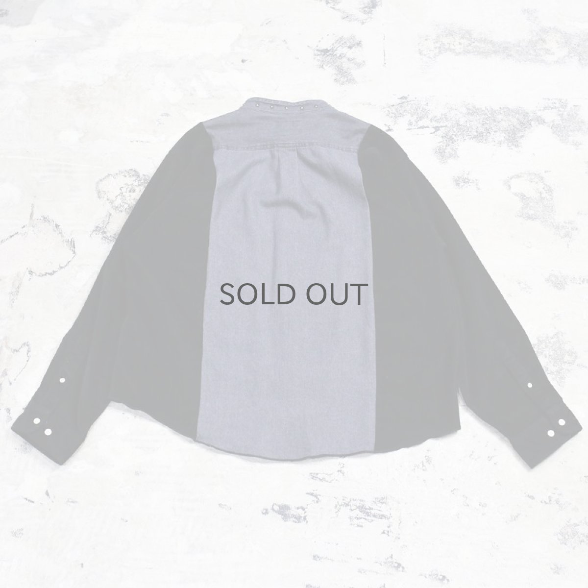 画像2: 【Wiz&Witch】"UNITED" STUDS TWO FACE BIG SHIRT / OS (2)