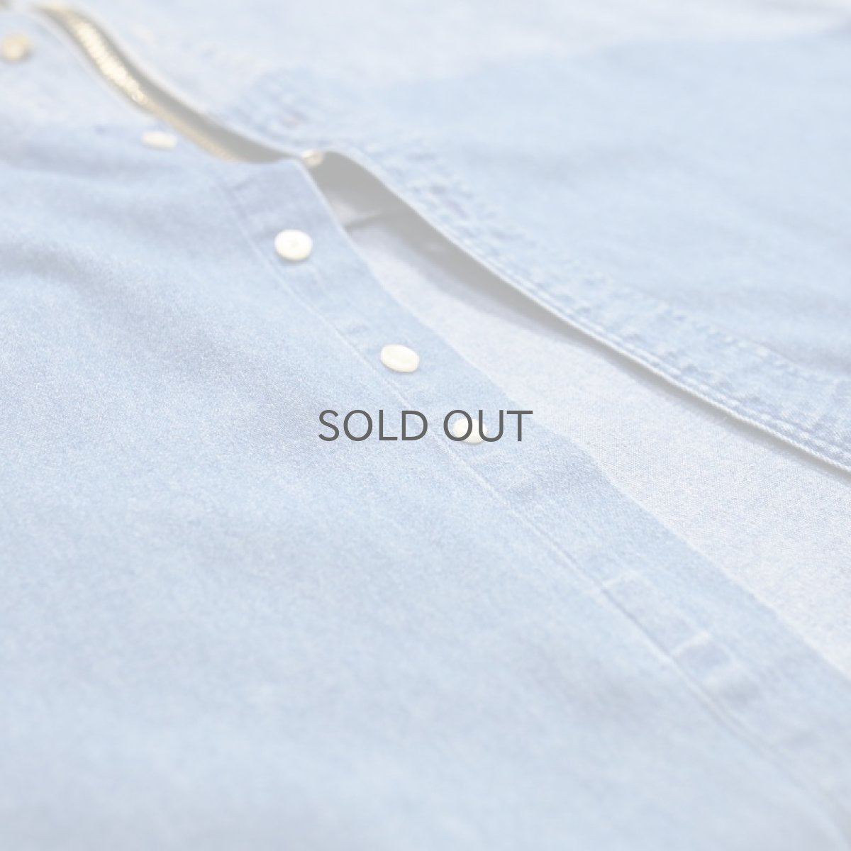 画像5: 【Wiz&Witch】"WANDERER" STUDS ZIP UP DENIM LONG SHIRT / OS (5)