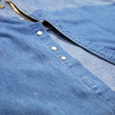 画像5: 【Wiz&Witch】"WANDERER" STUDS ZIP UP DENIM LONG SHIRT / OS (5)