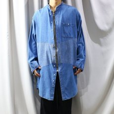 画像7: 【Wiz&Witch】"WANDERER" STUDS ZIP UP DENIM LONG SHIRT / OS (7)