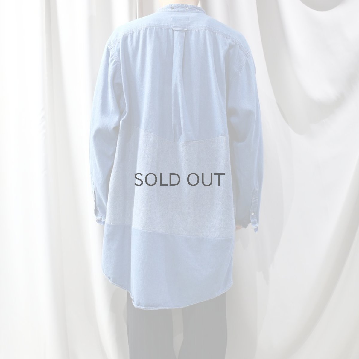 画像8: 【Wiz&Witch】"WANDERER" STUDS ZIP UP DENIM LONG SHIRT / OS (8)