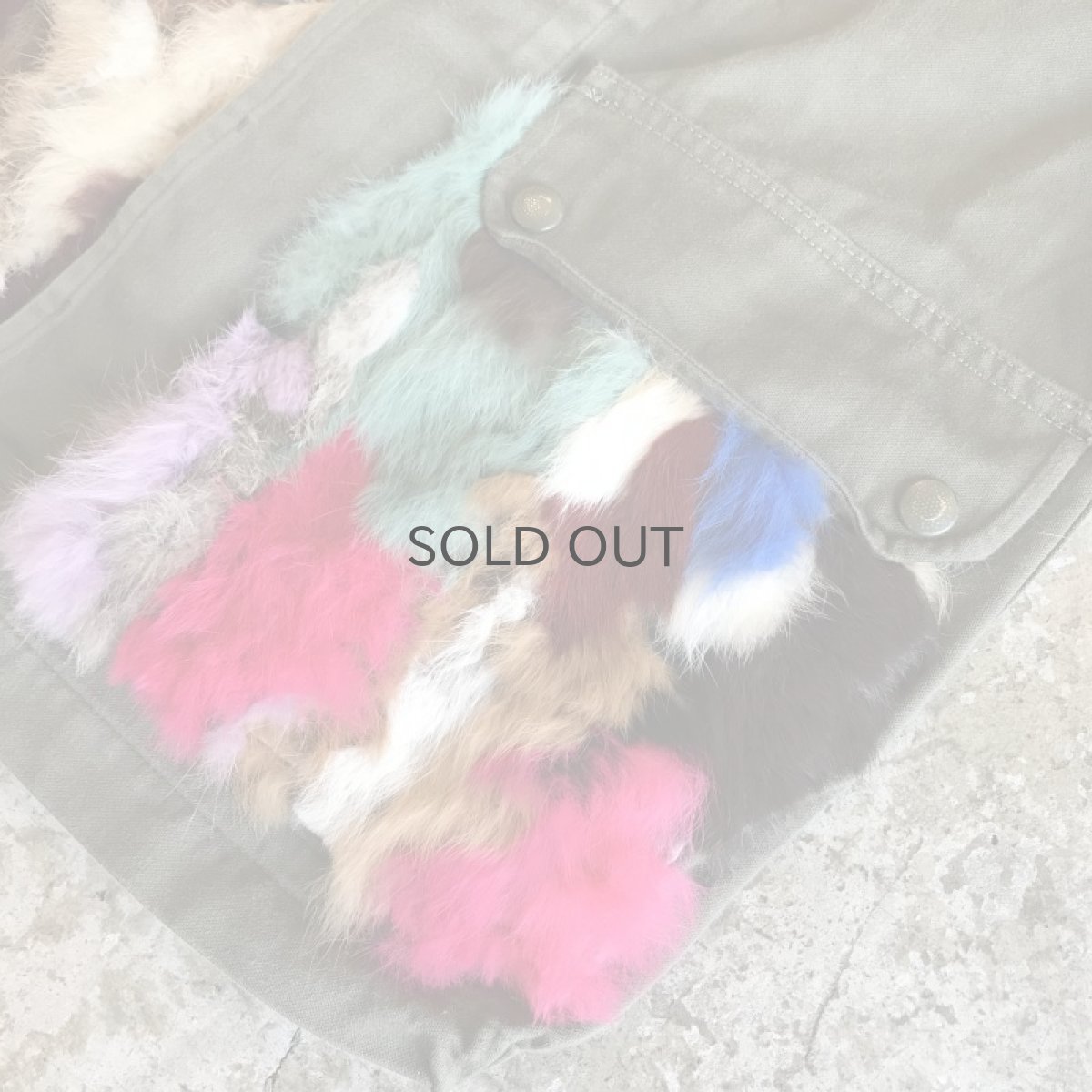 画像6: 【Wiz&Witch】"MIX FUR"  FRANCE  F2 JACKET / OS (6)