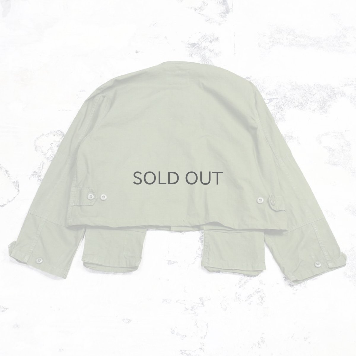 画像2: 【Wiz&Witch】"WANDERER" NO COLLAR SHORT BDU JACKET / OS (2)