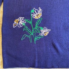 画像5: FLORAL EMBROIDERY KNIT / Ladies M (5)