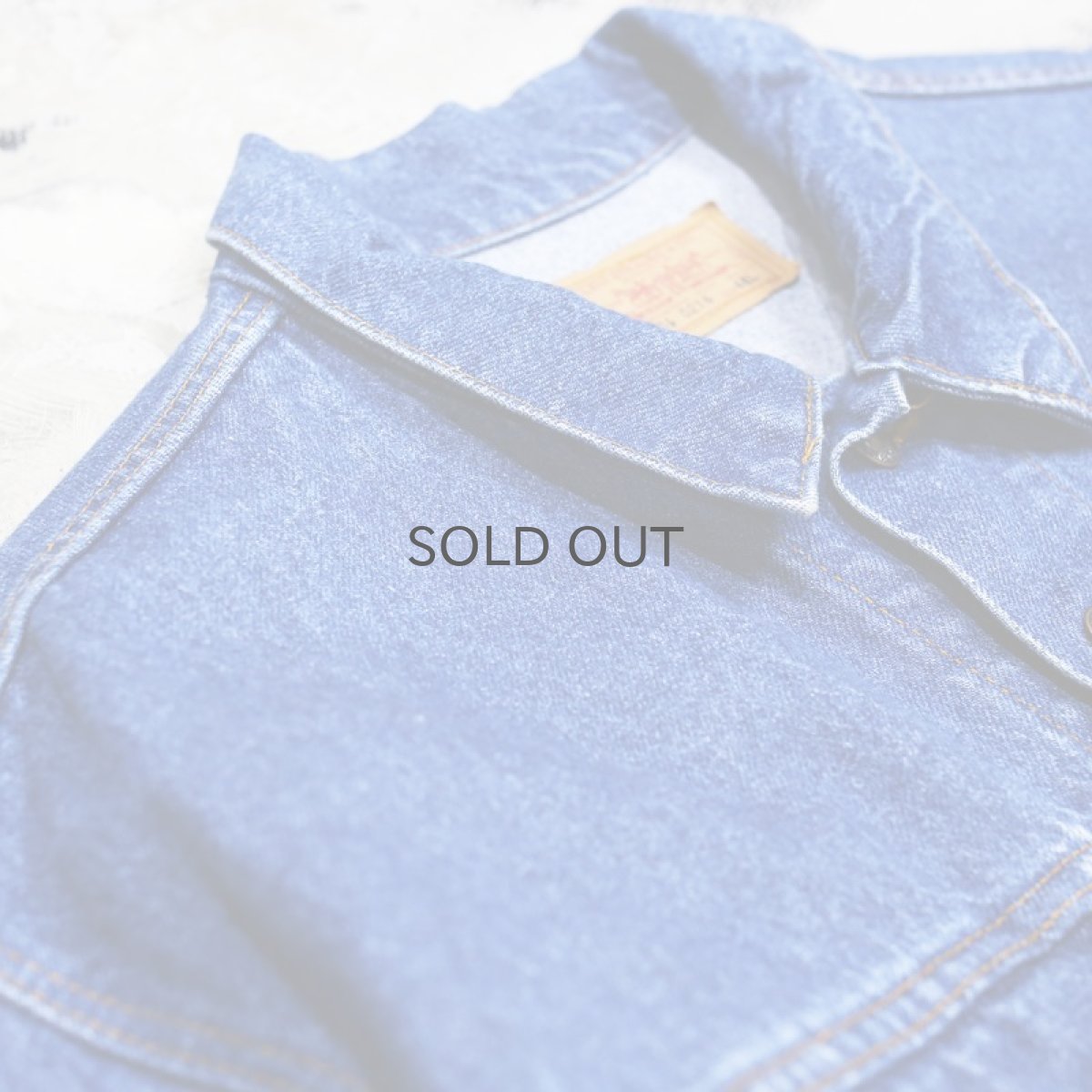 画像3: 【LEVI'S】OLD "STUSSY" CUSTOM DENIM JACKET / Mens L / MADE IN USA (3)