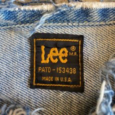 画像8: 【LEE】COLLAR LESS CUT OFF DENIM JACKET / MADE IN USA / Ladies S (8)