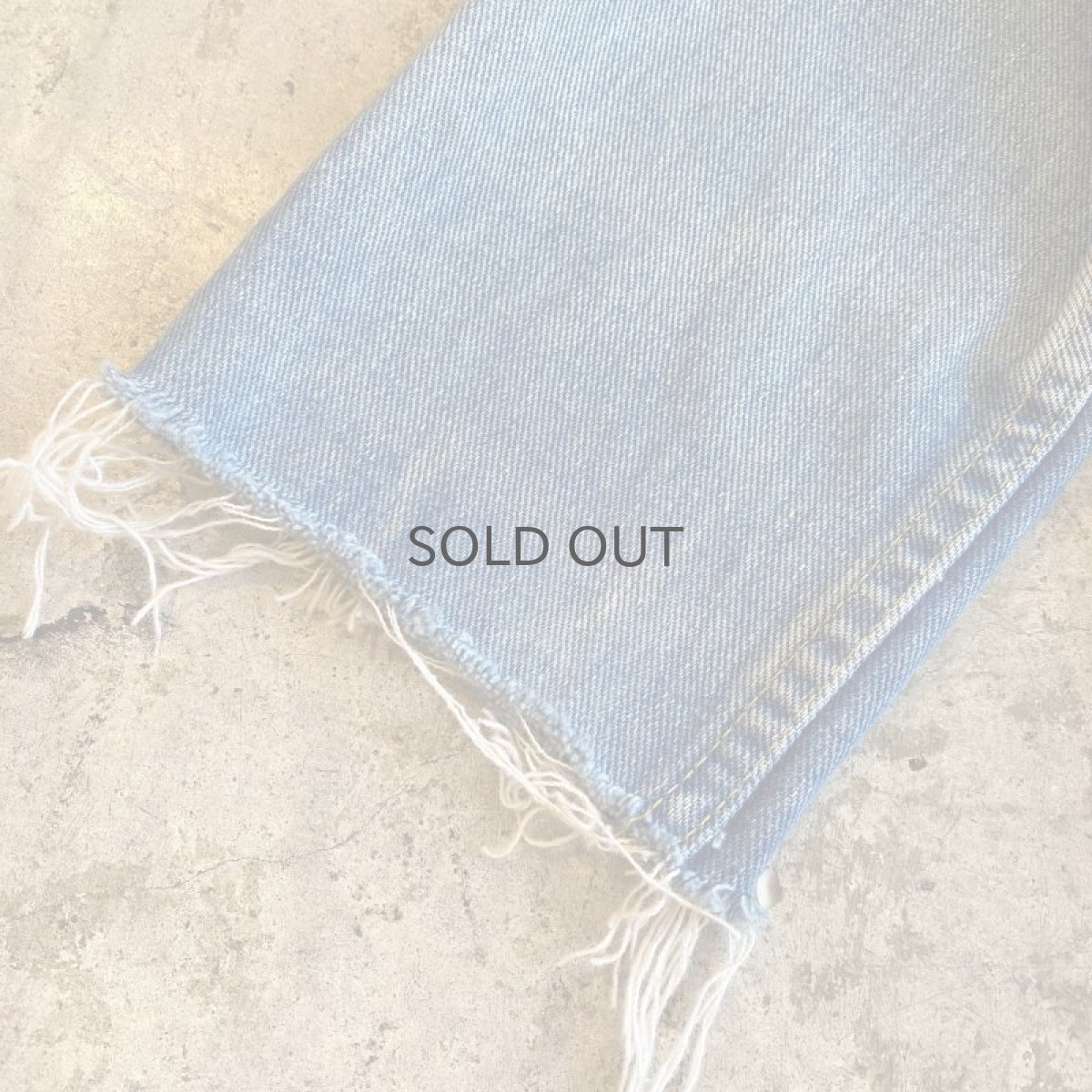 画像5: 【LEE】COLLAR LESS CUT OFF DENIM JACKET / MADE IN USA / Ladies S (5)