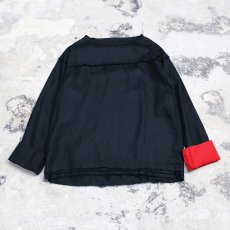 画像1: 【Wiz&Witch】"L/S Muslinen"  / OS / BLACK (1)