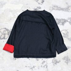 画像2: 【Wiz&Witch】"L/S Muslinen"  / OS / BLACK (2)