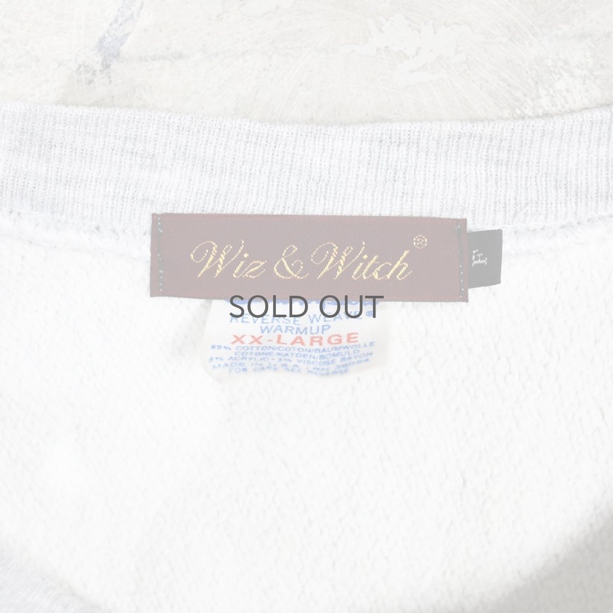 画像10: 【Wiz&Witch】SIDE ZIP REVERSE SWEAT / OS (10)