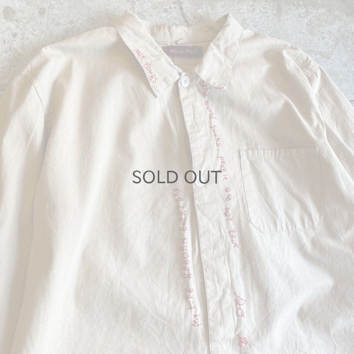 画像3: 【Wiz&Witch】"MOCO" HENLEY L/S SHIRT/ OS (3)