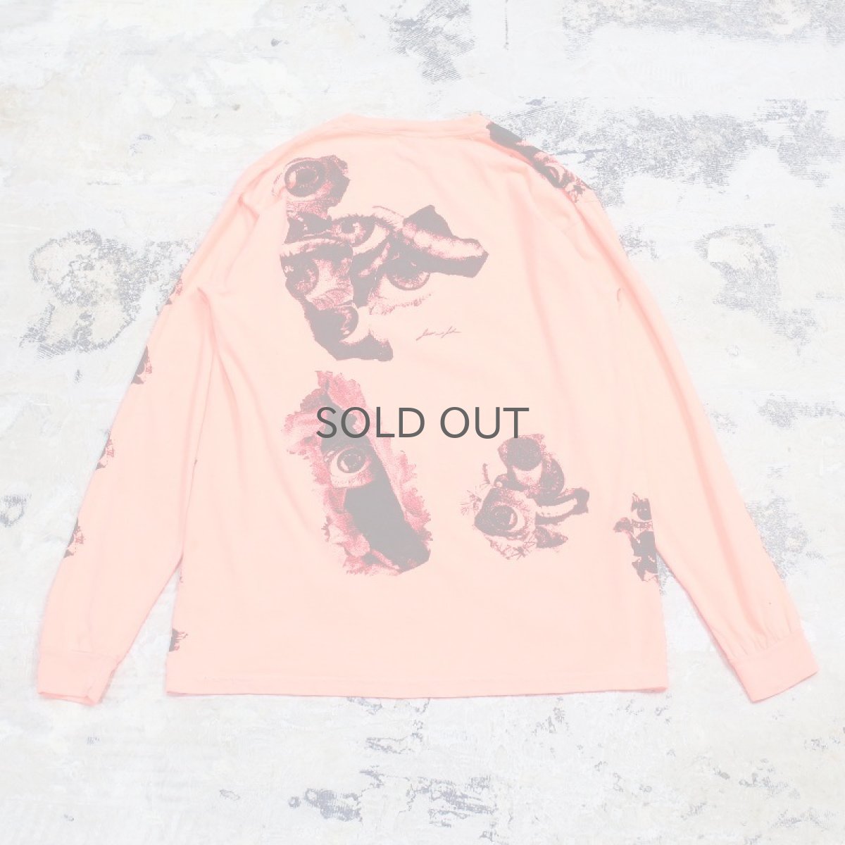 画像2: 【JESUS AND JOHN】CHAOS L/S T-SHIRTS / ORANGE (2)